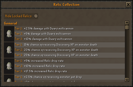 Relic Collection Interface.png