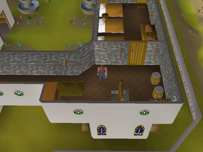 Bow upstairs in the Edgeville Monastery.png