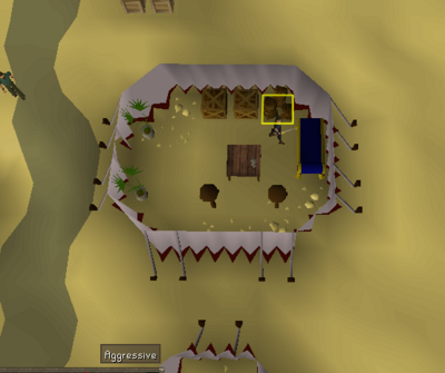 Search the boxes in one of the tents in Al Kharid..PNG