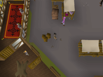 Search the boxes just outside the Armour shop in East Ardougne..png